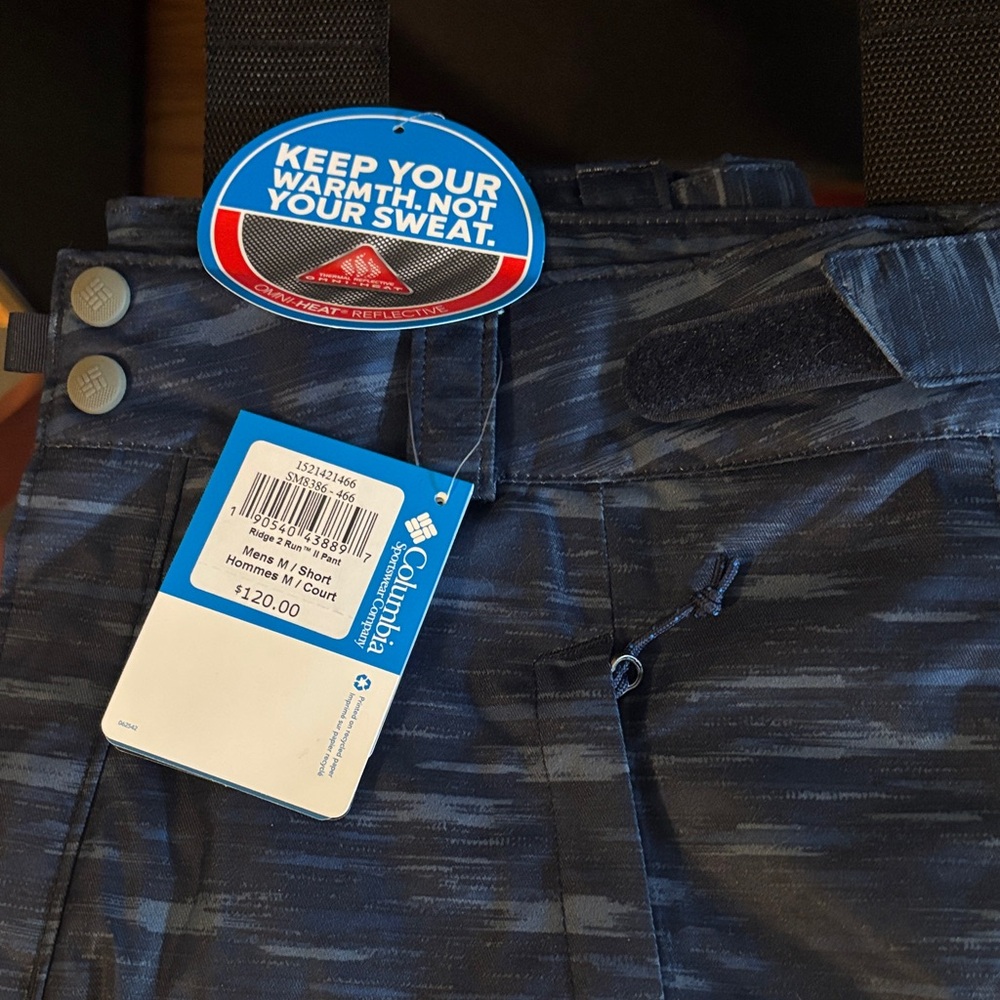 Columbia ridge 2 run snow pants NWT